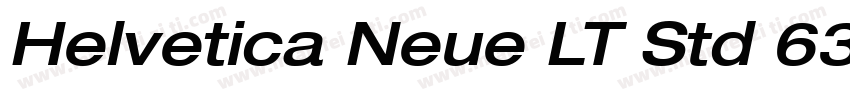 Helvetica Neue LT Std 63 Medium Ext字体转换
